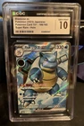 151 Blastoise ex Super Rare Holo CGC 10 GEM MINT 186/165 Japanese 2023