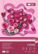 5902979040245 BLOK KREAT A4/20K 170G DECO ROSE HAPPY COLOR GDD