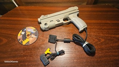 SONY PLAYSTATION PS1 - JOYTECH BLASTER PRO LIGHT GUN LIGHTGUN & SPIEL #RS9 GCON