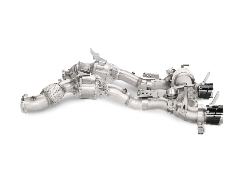 Akrapovic Slip-On Line Exhaust for Ferrari 488 GTB & Spider 2016-2017 – Titanium