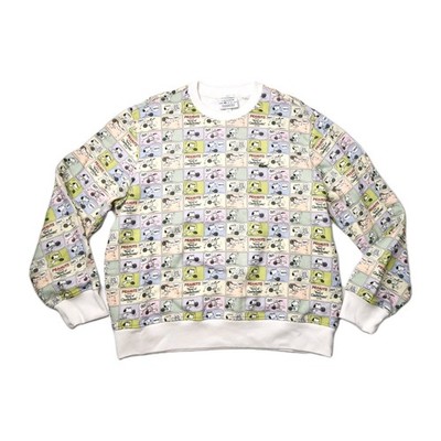 LACOSTE×PEANUTSトレーナー Lacoste x Peanuts Sweatshirt XXL Snoopy All Over Print AOP Comic