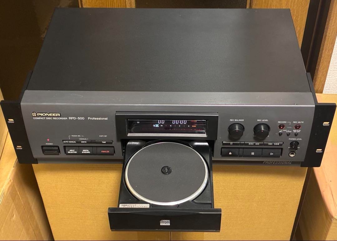 【定価253,000円・プロ用】CDレコーダー　Pioneer RCD-500 業務用・定価253，000円】CDレコーダー Pioneer RCD-500