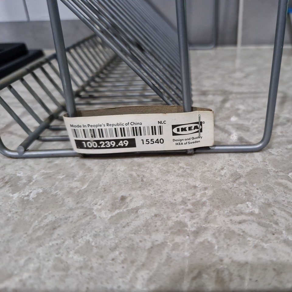 Metal Wire 20 CD Rack Stand Holder Organizer Organizer Desk Tabletop ...