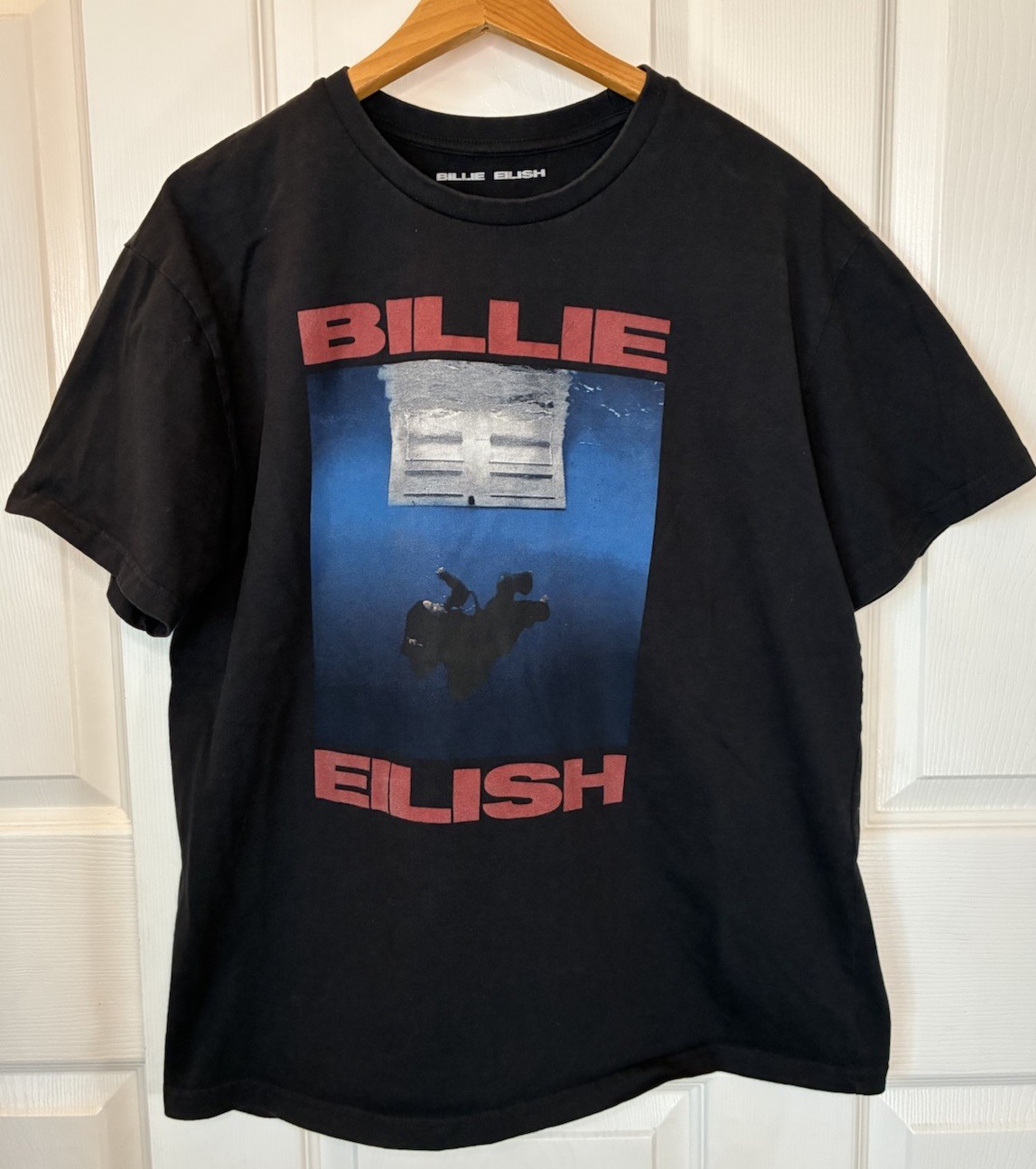 Billie Eilish Hit Me Hard And Soft Women’s XL T-Shirt Black Album Tee Pop Music