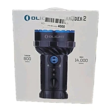 Olight Marauder 2 Black 14000 lumens Rechargeable Flashlight OPEN BOX