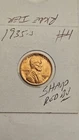 wheat penny 1935S GREAT RED BU 1935-S LOT #4 LINCOLN CENT SHARP UNC RED LUSTER