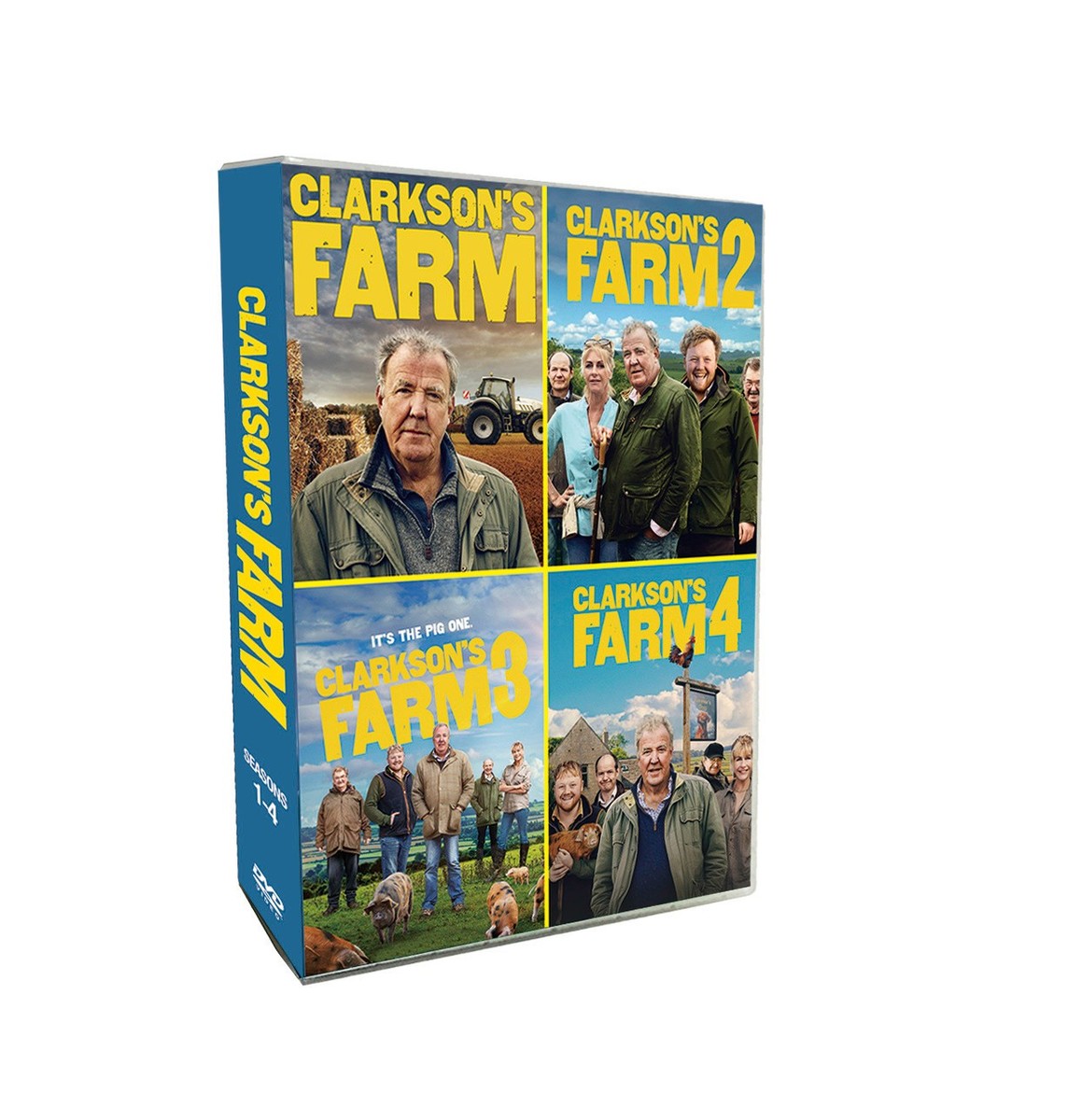 New Box Set Clarkson's Farm Seasons 1-4 (DVD, 8-Disc) Sealed