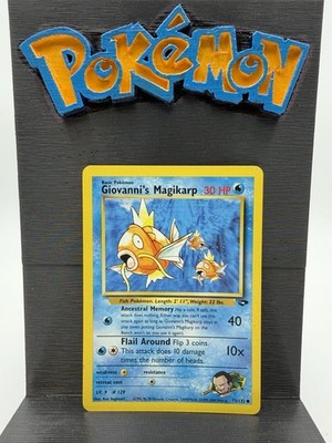 Pokémon Giovanni's Magikarp 73/132 Gym Challenge Common 30 HP Regular Unlimited