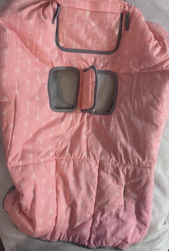 Used Icopuca Pink Baby Shopping Cart Cover Great Condition