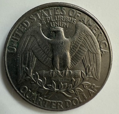 1998-P Washington Quarter Lamination Error Obverse And Reverse 5.6g
