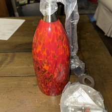 Lámpara de techo de vidrio dicroica multicolor NUEVA con todo el hardware incluido hermosa