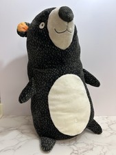 Pillowfort Black Bear Plush Stuffed Pillow Animal Gray Spotted 16 Target