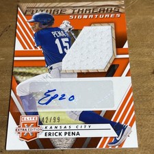 2020 Panini Elite Extra Edition - Future Threads Signatures Erick Pena #FTS-EP  
