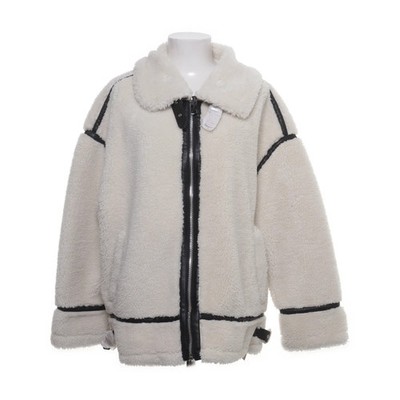 Copperose, Shearling Jacke, Damen, Größe: M/L, SQ020, Weiß/Schwarz #GfR