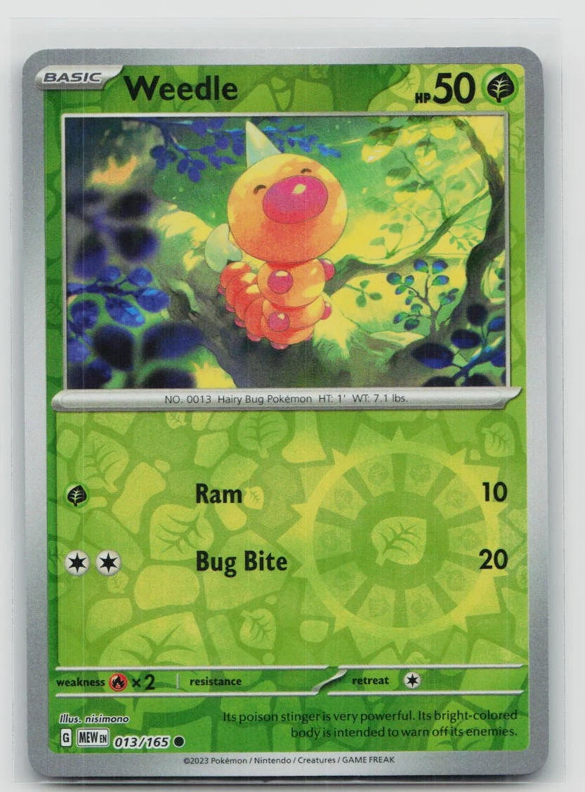 Weedle Pokmon TCG Cards for sale | eBay