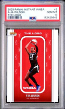 PSA 10 A'ja Wilson 2025 Panini Instant WNBA THE LOGO #2 Print Run /1447