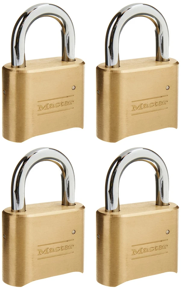 Master Lock Padlock, Set Your Own Combination Lock, 2 in. Wide, 175D (Pack of 4) - Image 3 of 4