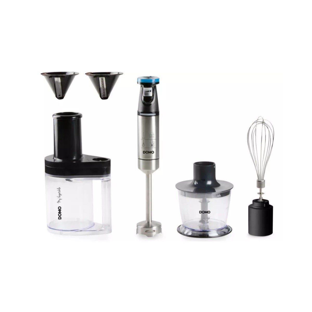 Mixeur plongeant robuste Domo DO9254M acier inoxydable