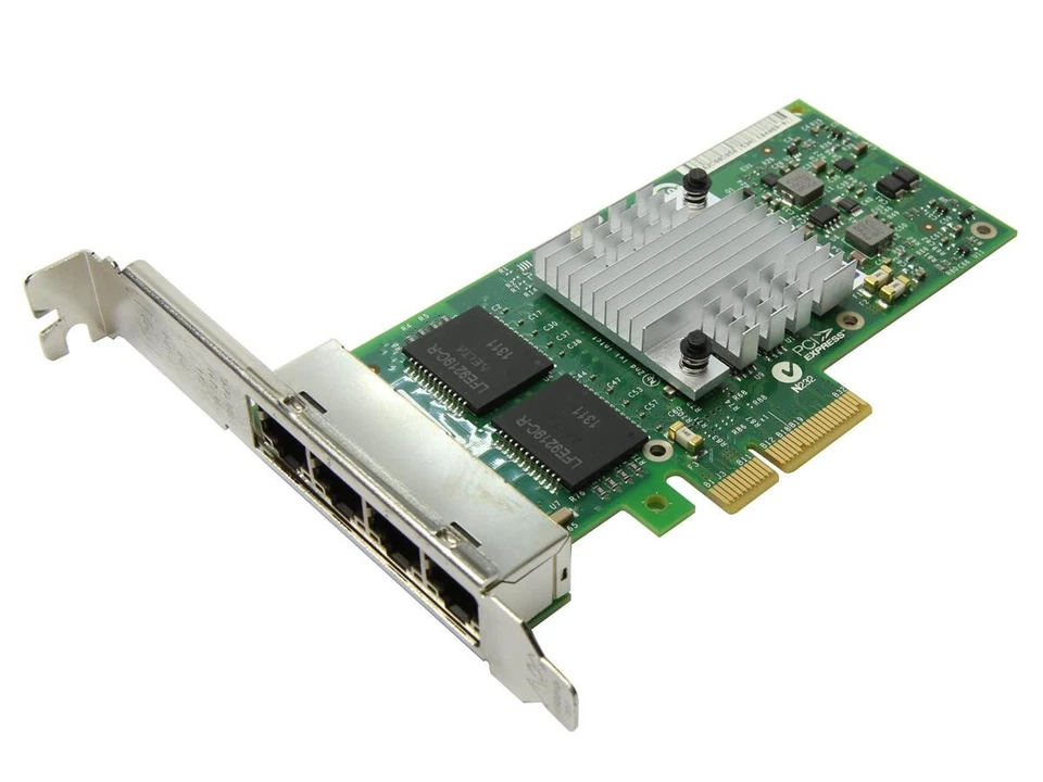 HP Intel PRO/1000 PT Quad Port Gigabit Ethernet Adapter NC365T 593743-001 FP