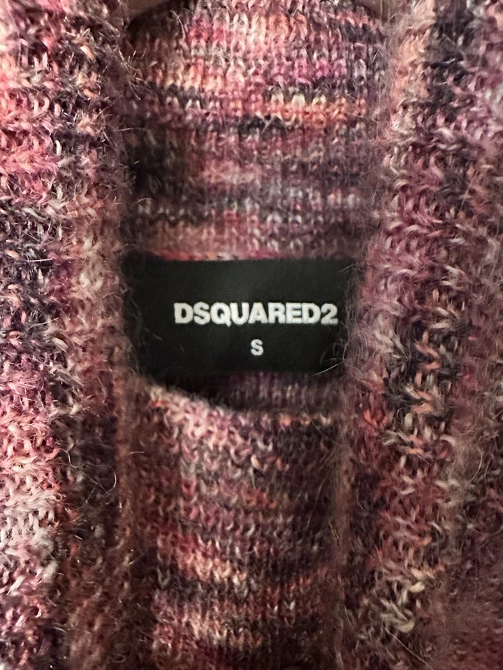 Suéter para mujer pequeño - DSQUARED2 a rayas cuello redondo cuello tortuga Foto 3 de 4