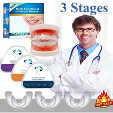 3 Stage Dental Orthodontic Teeth Corrector Braces Tooth Retainer Straighten Tool
