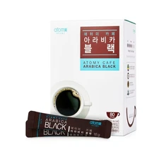 ATOMY Cafe Arabica Black - 1 Pack (1.6g x 80 sticks)