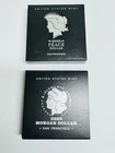 Lot/2 2023S Morgan and Peace Silver Dollar Proof OGP