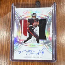Panini 2025 Flawless Dual Patch Autograph /20 Michael Penix Jr. Atlanta Falcons