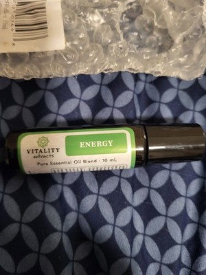 Vitality Extracts ENERGY Pure Essential Oil Blend ROLL-ON - 10mL
