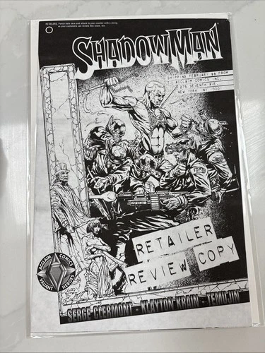 Shadowman #16 NM Retailer Review 1st Clayton Crain Comic Art 1998 Acclaim Comics