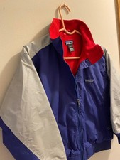 PATAGONIA KIDS JACKET SIZE 10 BLUE SILVER