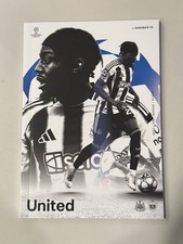 Newcastle United V Qarabag 2025/26 Champions League Match Day Programme
