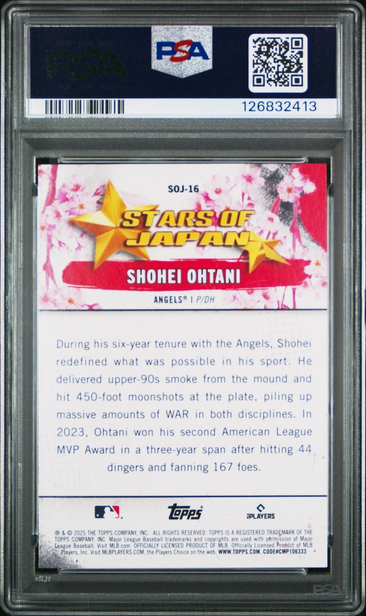 2025 Topps Series 1 - Stars of Japan Shohei Ohtani #SOJ-16 for