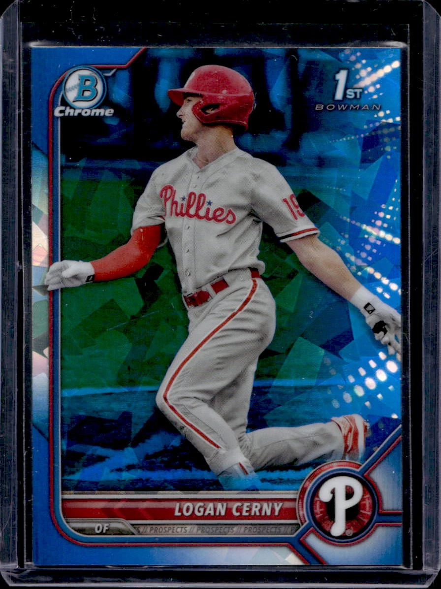 Logan Cerny 2022 Bowman Chrome Sapphire #BCP-120 Qty Available