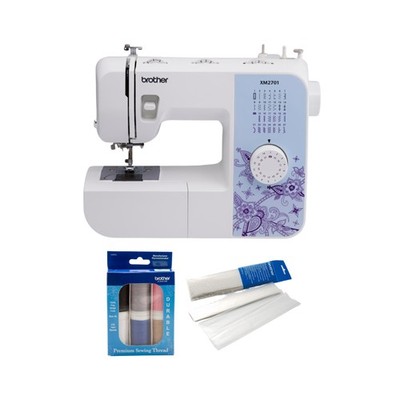 Brother XM2701 27-Stitch Sewing Machine with Accessories Bundle Starter