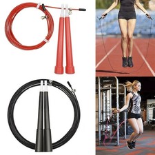 Jump Rope Crossfit Boxing Weighted Adult Ball Bearing Beaded Gym Speed Fitness