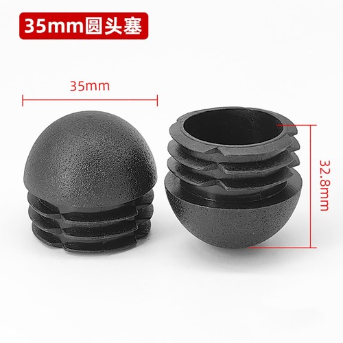 Domed Round Plastic End Caps Blanking Plugs Bung Tube Pipe Inserts 13mm - 76mm - Picture 36 of 61