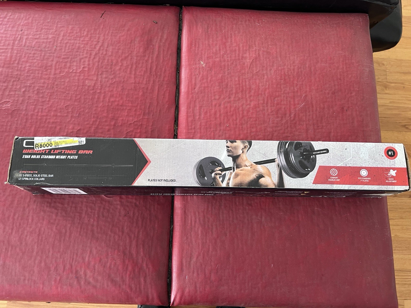 CAP 3 Piece Barbell 5&rsquo; Weightlifting Bar Capacity New Coll