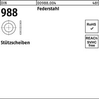 StüTzscheibe DIN 988 55X 68X3 Federstahl 100 StüCk