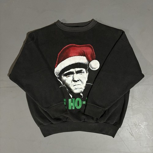 Vintage Three Stooges Crewneck Sweatshirt Moe-Ho-Ho Christmas 1990 Size Large