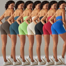 Women's Compression Workout Set Seamless Yoga Outfits Fitness Clothes Sportswear