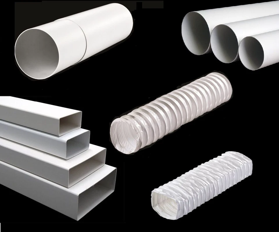 Tubo di ventilazione canale aria canale tondo canale piatto PVC tubo tondo tubo Dalap