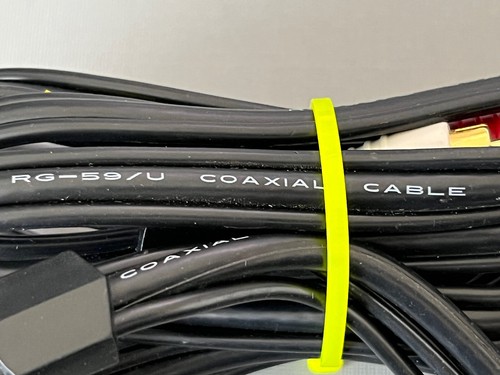 Heavy Duty 3 RCA Gold Plated Audio Video Coaxial Cable 6 Feet 6' Foot RG-59/U - Picture 5 of 5