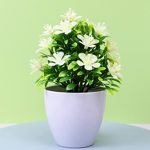 Artificial Fake Plants Flowers In Pot Potted Garden Home Outdoor Floral Decor x1 - Picture 5 of 16