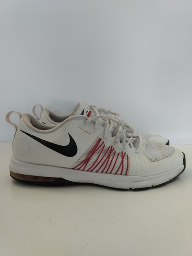 Nike Air Max 705353-106 Men’s Sneakers White Black Red Size 13 Training Shoes - Picture 2 of 12