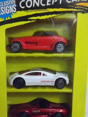 1995 Matchbox 5 Car Gift Pack Concept Cars With Exclusive Designs