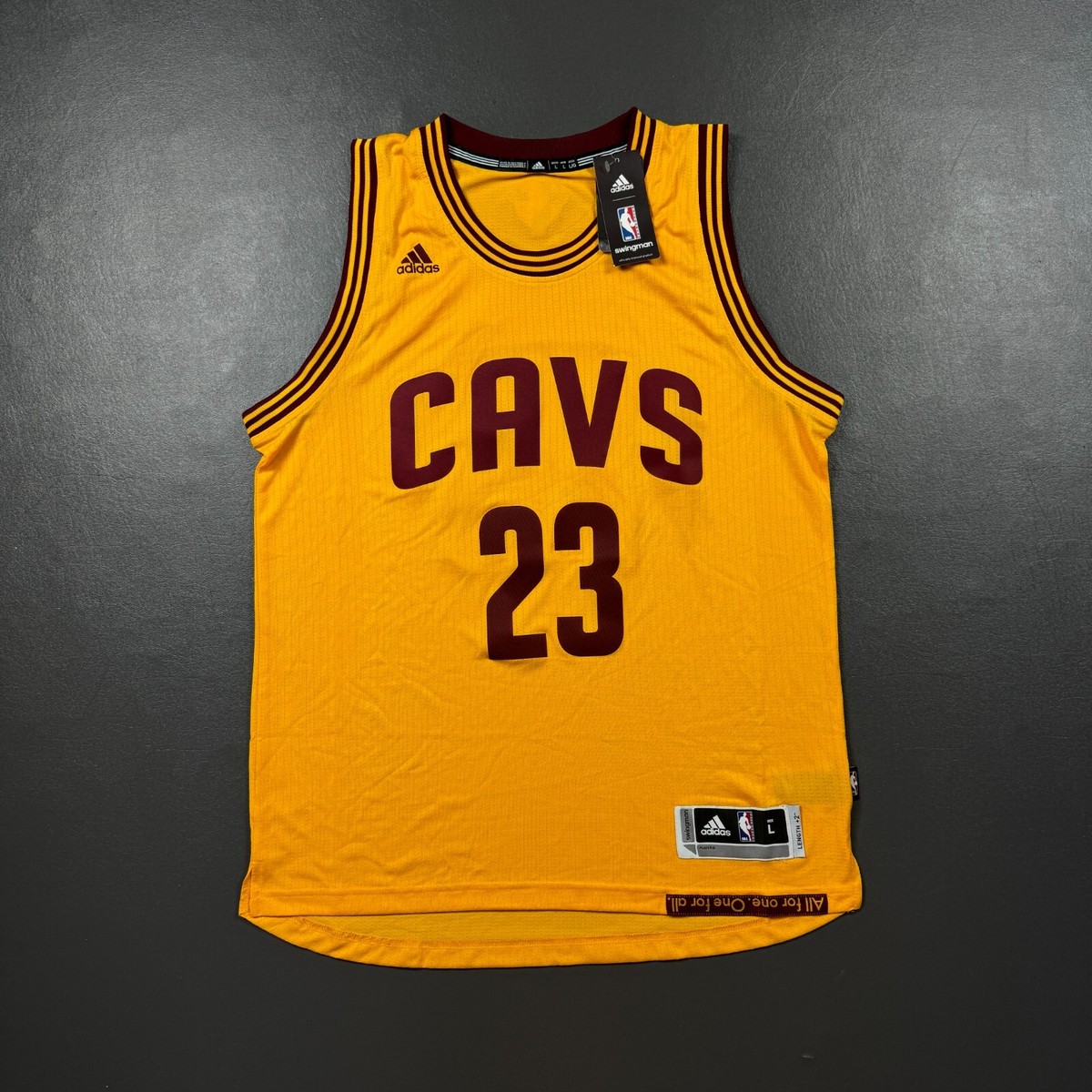 100% Authentic Lebron James Adidas 2015 NBA Finals Cavaliers