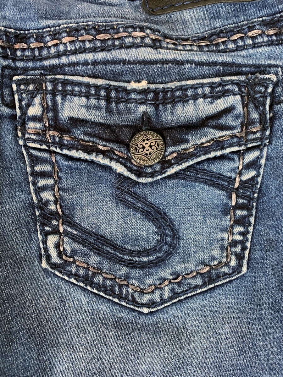 Jean Femme Silver Jeans Aiko – Slim Boot, Taille 26x31, Argent, Neuf Avec étiquettes
