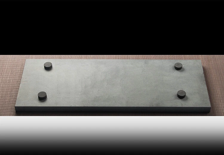 heavy stone tea tray black stone tea table water draining tea serving trays new - Image 3 of 4