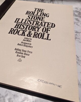 洋書 ROLLING STONE 'HISTORY OF ROCK & ROLL' The Rolling Stone Illustrated History of Rock & Roll